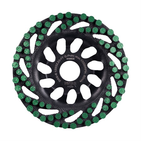 Slipskål Ø125, 22,23mm, DGS-S Green Point