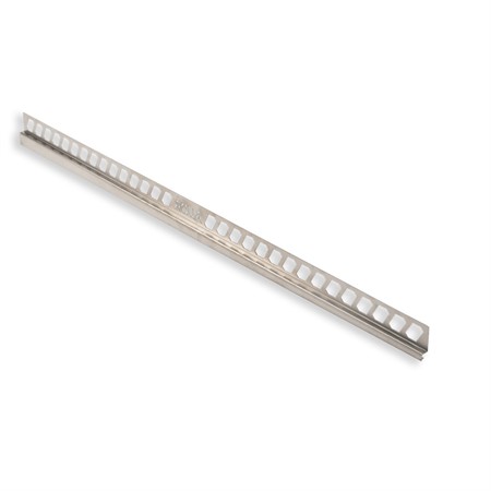 Fallist vägg  höger borstat rostfritt 8mm, 0,98m