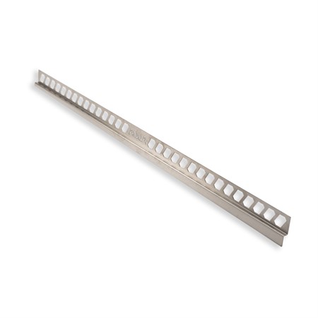 Fallist vägg  vänster borstat rostfritt 10mm, 0,98m