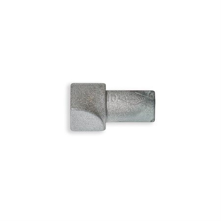 Innerhörndel kvartsrund alu. silvermetallic 11mm